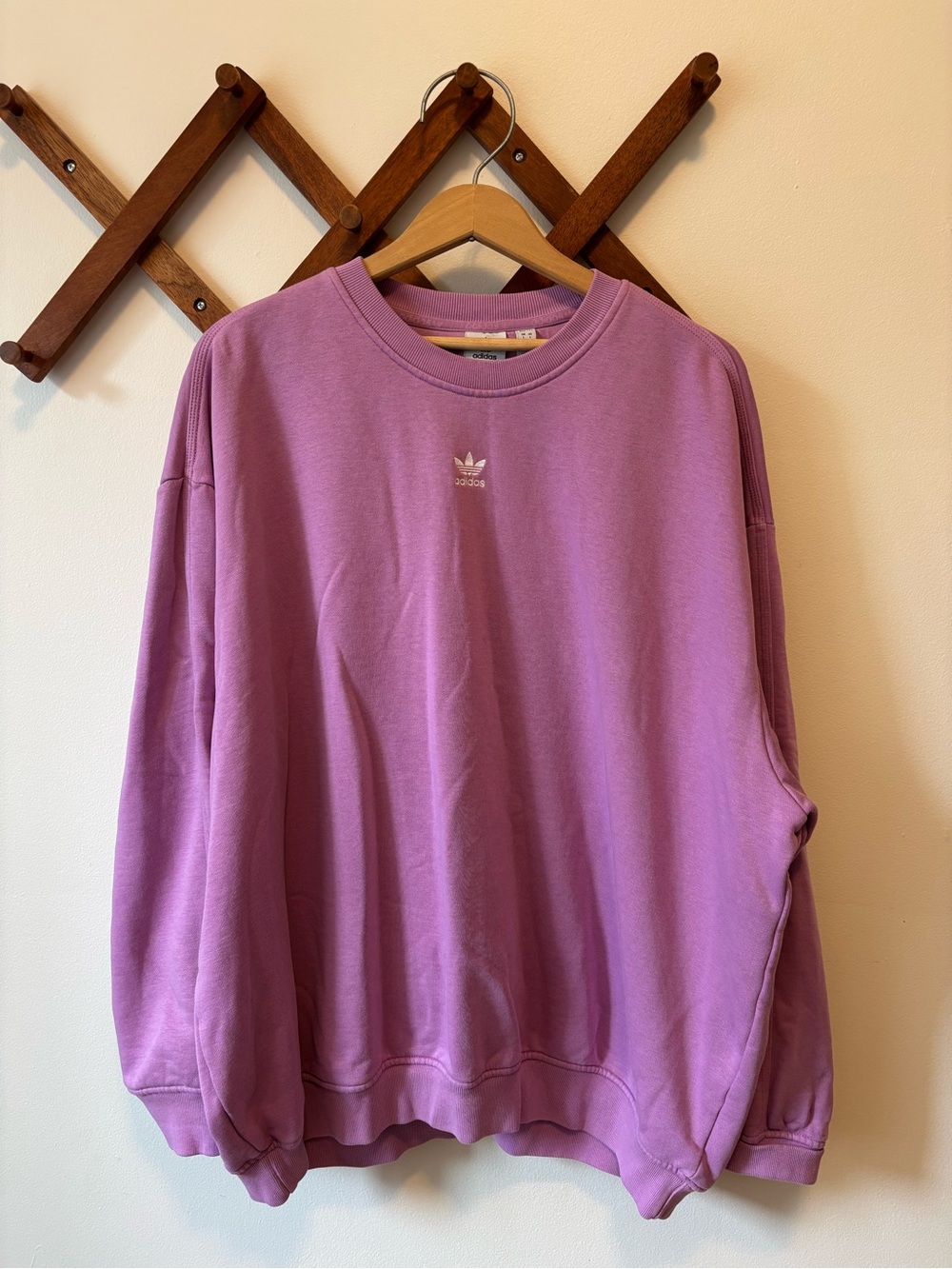 adidas Women’s Lavender Crewneck Sweatshirt